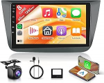 8 s&uuml;damikud 6+128G Android Autoradio Seat Altea 2004-2015 Toledo 2004-2009 traadita Carplay 9-tolline puutetundlik raadio Androidiga autode peeglilink Bluetooth FM/RDS/EQ/DSP WiFi GPS navigatsioon tagantj&auml;rele
