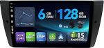 [6G + 128G, Octa-Core] - MSD autoradio BMW E90/E91/E92/E93 (2005-2012) Android 15 GPS navigatsiooniradio CarPlay Android auto roolijuhtimispuldi Dual Band WiFi DSP DAB tagurduskaamera MIC 2 DIN