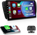 Autoradio Seat Ibiza 6J 2009-2013 | Android 13 9" puuteekraan | Traadita CarPlay/Android auto | GPS navigatsioon + HD tagantvaate kaamera | 2G+64G | BT 5.0/WiFi/Voice Control | 2G+64G | BT 5.0/WiFi/Voice Control