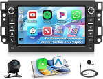 Roinvou 2G+64G Autoradio Navi F&uuml;r Chevrolet Epica Holden Daewoo Pontiac Aveo Captiva Android 15 Wireless Carplay 7 Zoll Bildschirm Radio mit Android Auto GPS WiFi R&uuml;ckfahrkamera FM RDS EQ SWC