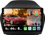 MSD Android 15 Autoradio f&uuml;r Hyundai IX35 (2010-2017) | 4G+64G,Octa-Core - GPS Navi Radio | CarPlay Android Auto Lenkradsteuerung Dual-Band WiFi DSP DAB | Tagfahrkamera | 2 Din 10.1 Zoll