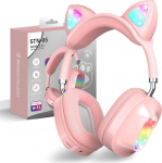 Bluetooth-k&otilde;rvaklapid lastele, t&uuml;drukute kassik&otilde;rvaklapid &uuml;le k&otilde;rvade koos LED-valgusega, kokkupandavad stereok&otilde;rvaklapid Bluetooth, traadita k&otilde;rvaklapid lastele mikrofoniga, mikro SD / TF, tahvelarvutile / mobiiltelefonile