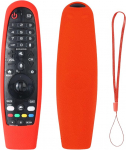Silikon-Schutzh&uuml;lle f&uuml;r LG MR20GA MR19BA MR18BA MR650A MR600 Fernbedienung, rutschfeste Abdeckung f&uuml;r LG AKB75855501 Magic Remote Skin Protector - nicht leuchtend rot