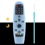 LG AN-MR600 / LG AN-MR650 / AN-MR18BA / AN-MR19BA LG AN-MR20GA LG AN-MR20GA kaugjuhtimispuldi silikoonist naha&uuml;mbris LG Magic TV kaugjuhtimispuldi libisemiskindel sinine helendus
