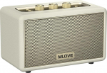 MLOVE A200 Kaasaskantav Bluetooth-k&otilde;lar Aux sisendiga, Micro SD-kaardi pesa, USB-port, v&otilde;imas bassisubwoofer, TWS paaritus, pikk aku ja 80 W tippv&otilde;imsus (valge)