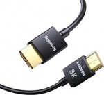 SMALLRIG 8K HDMI 2.1 kaabel 100cm (A kuni A), Super paindlik &otilde;huke kaabel, toetab 8K@60Hz/4K@120Hz, Ethernet, ARC Type-A mees-istmele kaamerale, monitorile, kardaanile - 5086