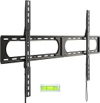 Universaalne teleri seinakinnitus Ultra Slim 37-140-tollistele teleritele - Raske telerihoidik kuni 125 kg, Max VESA 1200 x 800, must