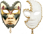 HDCRYSTALGIFTS Ein Paar Paare Venezianische Cosplay Masken