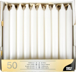 Papstar 13800 K&uuml;&uuml;nal 50 tk 21 mm valge