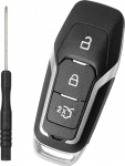 Kesiku Ford Key Fob Cover asendus Ford Edge Mondeo Galaxy Mustang S-Max Remote Control Auto Key Shell Ford Mondeo Ford Galaxy Key Fob 3 nupud koos