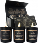 ZINELLO DESIGN - L&otilde;hnak&uuml;&uuml;nlad aroomiteraapia kinkekomplekt 3 l&otilde;hnak&uuml;&uuml;nlaga koju, looduslik sojavaha, ideaalne emadep&auml;evaks, j&otilde;uludeks, s&uuml;nnip&auml;evaks, pulmadeks