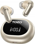 TOZO NC20 juhtmevabad Bluetooth k&otilde;rvaklapid, k&otilde;rvaklapid Bluetooth 5.4, 6 mikrofoni, AI Clear Calls, ANC m&uuml;rasummutus, LDAC Hi-Res Sound, Stereo Bass, IPX8 veekindel, juhtmevaba laadimine