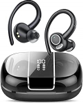 Juhtmevabad Bluetooth k&otilde;rvaklapid ENC m&uuml;ra summutava mikrofoniga j&otilde;usaali, jooksmise jaoks, mustad