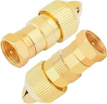 2 St&uuml;ck TV Buchse RF Stecker Koax Adapter Steckverbinder f&uuml;r Satellit Antenne 2 St&uuml;ck TV Buchse RF Stecker Koax Adapter Steckverbinder f&uuml;r Satellit Antenne