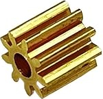 0.5 Module 8T 9T 10T 12T 14T Metal Copper Brass Gear Sprocket Gear Suitable for Motor 2 mm 2.3 mm 3.17 mm Shaft (14T 3.17 mm)