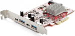 StarTech.com USB-C PCIe Card with 4 Ports - 10 Gbps USB PCI Express Expansion Card with 2 Controllers - 2 x USB-C & 2 x USB-A Ports - USB 3.1 Interface Card - Full Profile (PEXUSB312A2C2V)