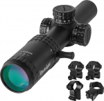 Paike Tactical Optical 1-5x24 vintp&uuml;ssi toru 30 mm laia vaatev&auml;ljaga punane roheline valgustatud jahipiirkonna toru