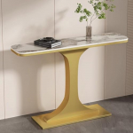 Console Tables Hallway Narrow Behind Sofa Table Console Table Black Gold Entrance Table Modern Console Accent Table Iron with Geometric Metal Legs Narrow Ho
