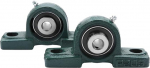 ASHATA Pack of 2 Pillow Block Bearings, UCP205 25 mm Self-Aligning Pillow Block Bearing with Bearing Housing, Bearing Steel + Iron
