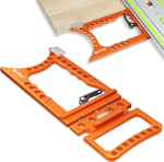 SpeTool 90&deg; nurgapeatus juhtsiinile, &plusmn;0,01&deg; t&auml;psus, kiirlukustus ja r&ouml;&ouml;bastee kaitse, eriti suur ja paks, &uuml;hildub Festool, Makita, Milwaukee, Powertec, WEN juhtsiiniga.