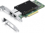 H!Fiber.com Intel X540-T2 v&otilde;rgukaart - 10Gb v&otilde;rguadapter, vaskne Dual RJ45 port
