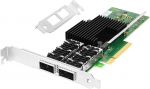 PCIe Ethernet v&otilde;rgukaart Intel XL710-QDA2 XL710-BM2 kiibistikuga PCIe 3.0 x8 40GB Dual Port QSFP+ LAN kaart, mis &uuml;hildub Windows Server/Windows/Linux/VMware/ESX-ga
