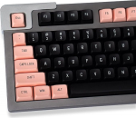 mintcaps Roosa ja mustad klahvikatted 150 klahvi Doubleshot MSA profiiliga kohandatud klahvikatted 61/64/68/84/87/96/104/108 m&auml;nguklaviatuurile