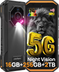 Ulefone Armor X32 Pro 5G Outdoor mobiiltelefon 2025, 16GB+256GB/SD-2TB, 64MP+16MP+25MP &ouml;&ouml;n&auml;gemine kaheksakandilise, kuppelikujulise disainiga, 5500mAh 5,65-tolline Android 14 mobiiltelefon, 3-pesa / n&auml;o ID / GPS