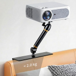 Projektori kinnitus voodile ja diivanile - fikseeritud stendi pikkus 20 cm, peidetud disainiga voodi diivanile projektori kinnitus, &uuml;hildub 99% projektoritega, XGIMI, Nebula, VANKYO, Epson