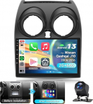 2G & 64G VECHTEL 9-tolline autoraadio Nissan Qashqai J10 2006-2016 (koos navigatsiooniekraaniga) koos Carplay Android Car Wireless, Android 15, Bluetooth HiFi/RDS/FM raadio, WiFi Navi/AHD tagurduskaameraga