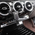 High Flying &uuml;hildub A-klassi W177 V177 2019 2020 mobiiltelefoni hoidja auto &otilde;huventilaatori kinnitusega 360 kraadi p&ouml;&ouml;ramine, must