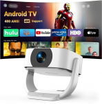 [Sisseehitatud rakendused] projektor, Native 1080P, WiFi Buetooth projektor kodukino / v&auml;ljas, &uuml;hildub s&uuml;learvutiga / nutitelefoniga