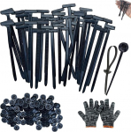 Universal-Kabelbinder-Schnalle, robust, selbstsichernd, vielseitig einsetzbar f&uuml;r Autoreparatur, DIY-Projekte und den t&auml;glichen Gebrauch, sichere Befestigung f&uuml;r Dr&auml;hte, Kabel, Auto-Organisation (150