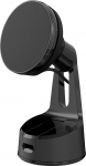 Scosche MEMSQRWD MagicMount Elite magnetiline juhtmevaba laadimise telefonihoidja armatuurlauale/tuuliklaasile koos kiire USB-C autolaadijaga, MagSafe Apple iPhone'iga &uuml;hilduv telefonihoidja