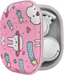 GEEKRIA Shield On-Ear k&otilde;rvaklappide &uuml;mbris, mis &uuml;hildub JBL Tune 510BT, Tune 660NC, Tune 560BT, Tune 500BT kohvriga, asendav k&otilde;vakesta reisikandekott koos kaabli hoiuga (roosa), roosa, juhuslik