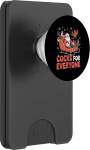Lustiger Weihnachtsmann Schlitten Hahn Schw&auml;nze f&uuml;r jedermann Weihnachten PopSockets PopWallet f&uuml;r MagSafe