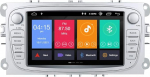 hizpo Android 10 autoraadio stereoseade 7-tolline peaosa koos Carplay Mirror Link puuteekraaniga In Dash GPS tugi 4G WiFi USB SD CAM-IN OBD2 DAB + DVR Ford Mondeo S-max Focus Galaxy C-max 2+16GB jaoks