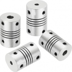 hankekaart Flexible Kupplungen, 3,17 mm auf 5 mm, Gelenkverbinder aus Aluminiumlegierung, flexible Wellenkupplungen, Motorkupplung f&uuml;r 3D-Drucker, CNC-Maschine, Motorf&uuml;hrung, DIY-Encoder D16 x L 23