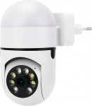 Fdit Wireless Camera Monitor Night Light for LED Bulb Ptz for HD Plug Type for Network 2MP Security Surveillance Robot