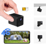 UCOCARE 4G LTE mini valvekaamera SIM-kaardiga, valvekaamera ilma WLAN-&uuml;henduseta, aku 5200 mAh, kaasaskantav HD-minikaamera siseruumides, 160&deg; vaatenurk, HD &ouml;&ouml;n&auml;gemine, AI liikumine