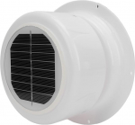 Ausla Motorhome Roof Fan Solar RV Boat Solar Vent Fan Quiet Extractor Fan with Solar Panel for Boat, Camping Vehicles, Shed