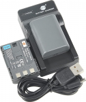 DSTE (2-pakk) NB-2L 2LH Li-ion aku ja Micro USB laadija Sobib Canon BP-2L5, BP-2LH, Optura 30, 40, 50, 60, 400, 500, PowerShot G7, G9, S30, S40, S45, S50, S60, S70, S80 HV30 mudelitega.