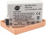 DSTE LP-E8 (7.4V 2100mAh) laetav Li-ion aku, mis &uuml;hildub Canon EOS 550D 600D 650D 700D Kiss X4 Kiss X5 Kiss X6i X7i Rebel T2i T3i T4i T5i digikaameraga.