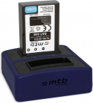 Kompaktne aku + topeltlaadija (USB) Nikon EN-EL9 / Nikon D40, D40x, D60, D3000, D5000 jaoks.