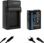Blumax aku &uuml;hildub Sony NP-FW50 [1030 mAh] + laadija Alpha 7 7II 7R 7S II 5000 6300 6500 / NEX-6 NEX-7 NEX-F3 / DSC RX10 IV // ZV-E1 akuga