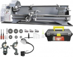 750W metalli treipingi harjadeta 8.3 x 29.5 tolli / 210mm x 736mm 50-2500RPM pidevalt muutuv DIY metallit&ouml;&ouml;tluseks