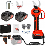 Akutoitega oksak&auml;&auml;rid 1,2 m pikenduskaabliga: Akutrimmer: 40 mm juhtmeta aiak&auml;&auml;rid, 21 V 2 x 3000 mAh aku, oliivipuude, viinamarjaistanduste, aianduse, viljapuude l&otilde;ikamiseks.