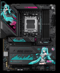 ASUS ROG Strix X870E-H Gaming WiFi7 Hatsune Miku Edition AMD ATX emaplaat (16+2+1 Power Levels, DDR5, 4x M.2 pesa, M.2 Q-Release, PCIe 5.0, WiFi 7, 2x USB4, USB 10Gbps Type-C, Aura Sync RGB)