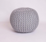Kootud &uuml;mmargune jalatool suur 100% puuvillane Chunky Maroko h&otilde;bedane 50cm
