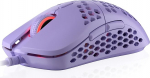 HK Gaming Mira M Ultralight Honeycomb Ambidextrous Wired RGB Gaming Mouse - 6 nuppu - 12,000 CPI - 63 g (Mira-M, Lavender)